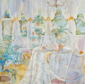 Joan Murphy (b. 1929), Late breakfast, circa 1980