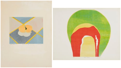 Lorinda Roland (20th century), Two works: "Divine Peach I" and "Earth Venus"