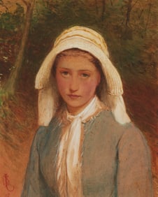 Charles Sillem Lidderdale R.B.A (1831-1895), Portrait of a girl, 1882
