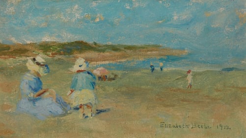 Elizabeth Beebe (20th century), Loungers at the beach
