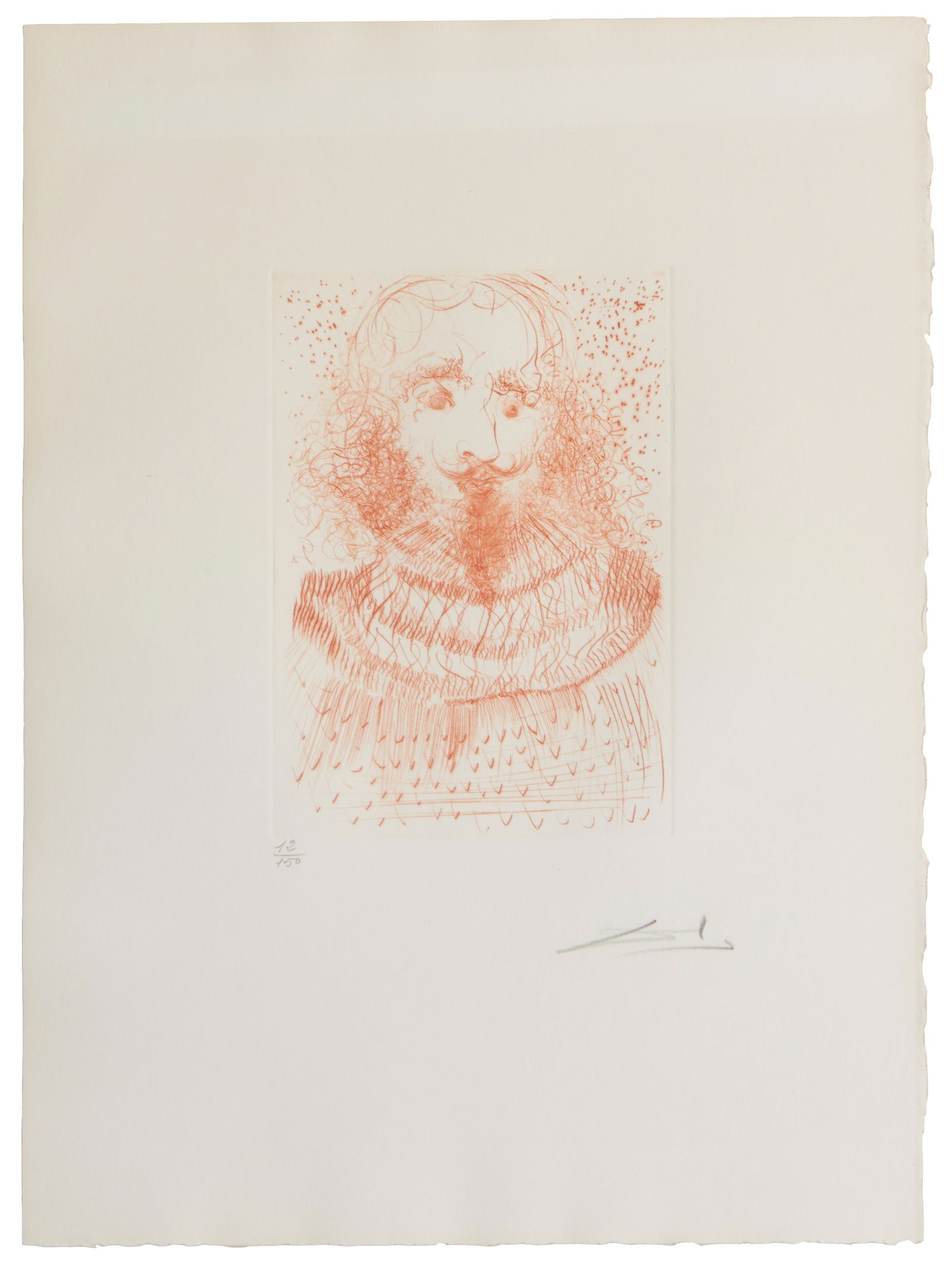Salvador Dali (1904-1989), "Shakespeare," one plate from the "Shakespeare" portfolio, 1968 (1 of 6)