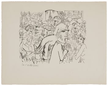 George Grosz (1893-1959), "#73 Restaurant"