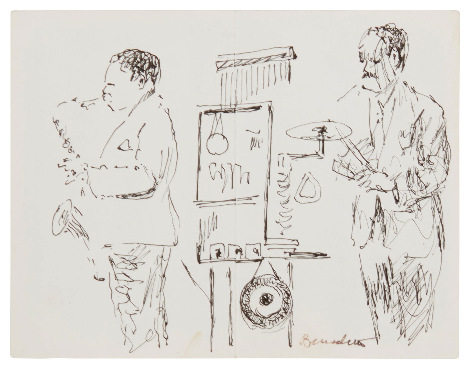 Tony Bennett (1926-2023), "Jam Session (on Blue Note table card)" (1 of 7)