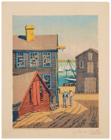 Frank Butler (1881-1976), "From our Window, Marblehead"