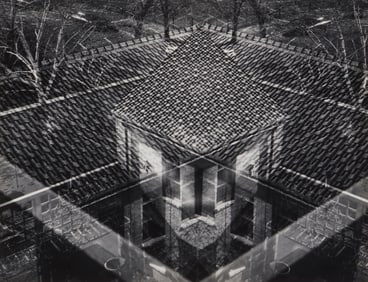 Lotte Jacobi (1896-1990), "Gardner Museum, Boston, Mass.," circa 1950, Gelatin silver print on paper