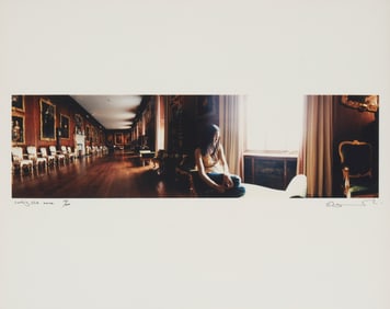 Sam Taylor-Johnson (b. 1967), "Looking Out," 2002, C-print on paper, Image: 6.25" H x 22" W; Sight: