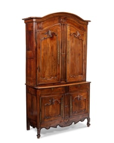 A French provincial buffet à deux corps