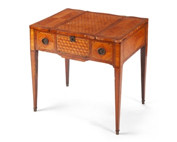 A French marquetry dressing table