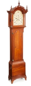 An English tallcase clock