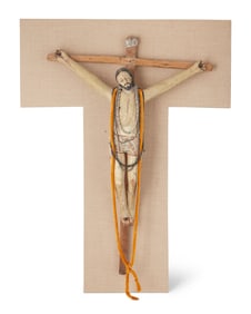 A New Mexican tabernacle crucifix statuary