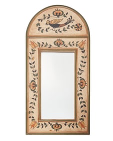 A Southwest-style folk art mirror