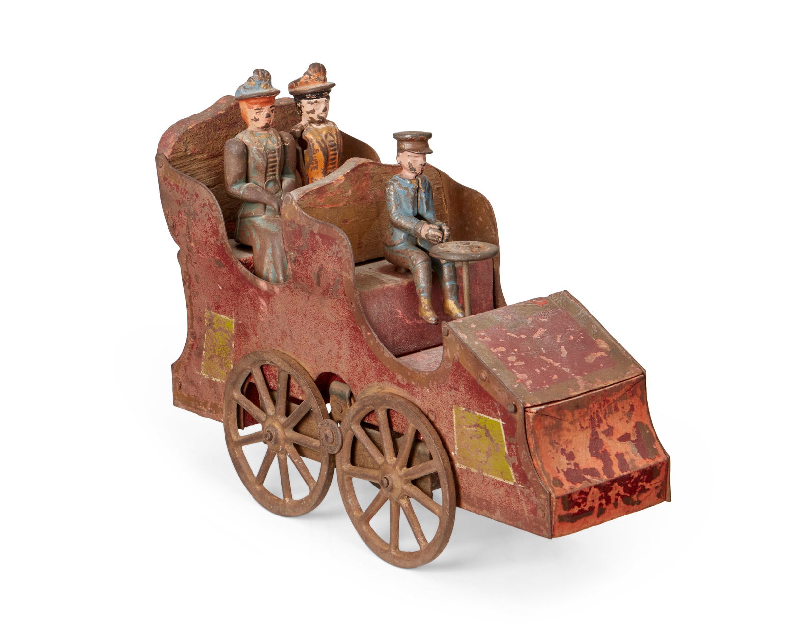 A D.P. Clark hill climber toy horseless carriage (1 of 3)