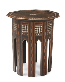 A North African octagonal tabouret