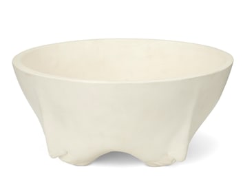 Richard Etts (b. 1945), A plaster "Faces" bowl, 1980