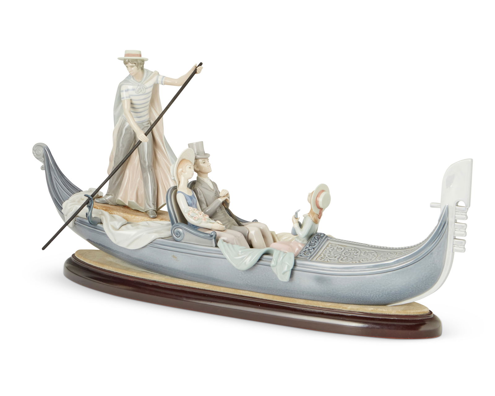 A Lladro "In the gondola" porcelain figurine (1 of 7)