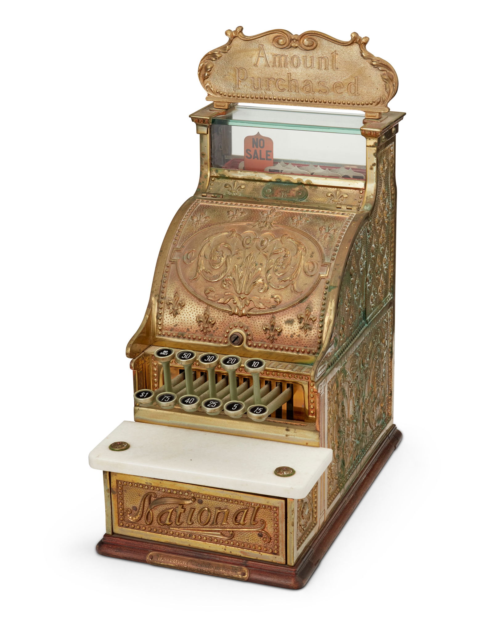 A National brass candy store cash register model #216 (1 of 7)