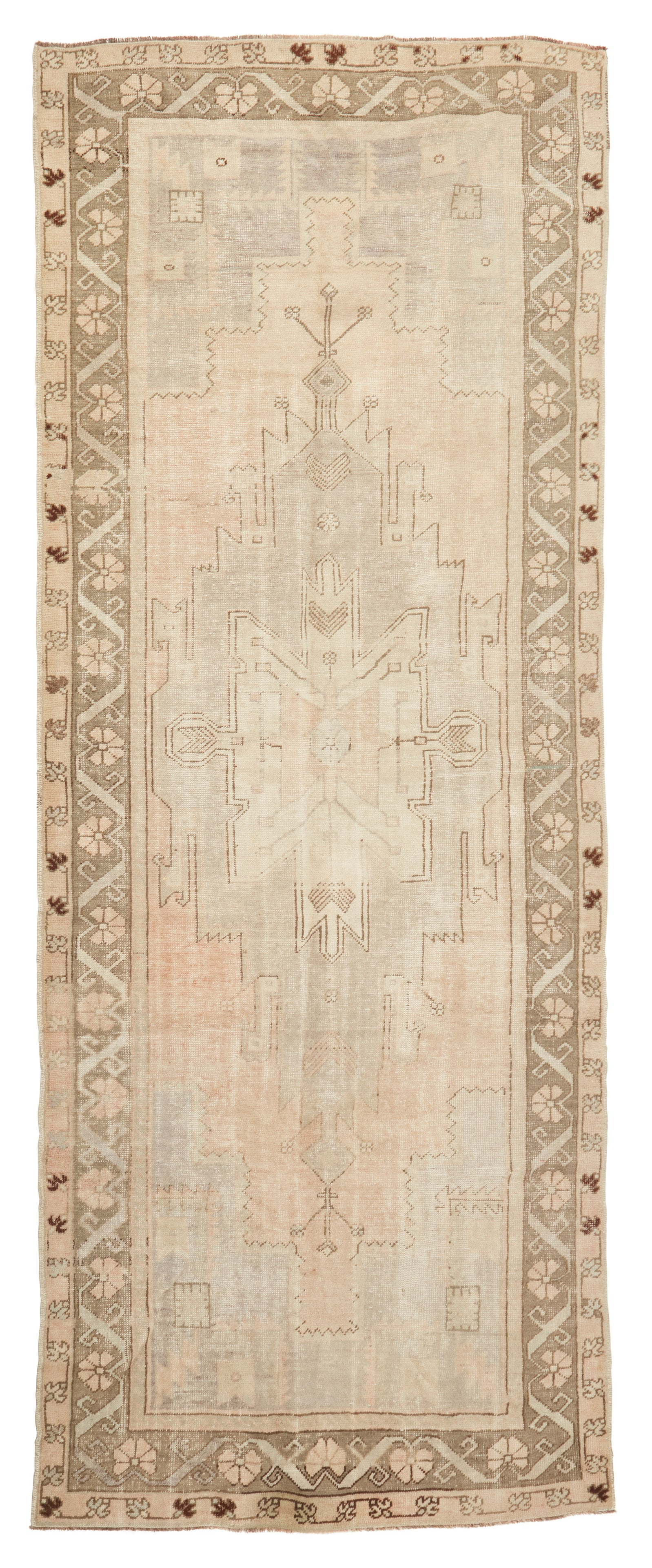 An Oushak rug: An Oushak rugEarly/mid-20th centuryWool on wool foundation12' L x 4' 8" W