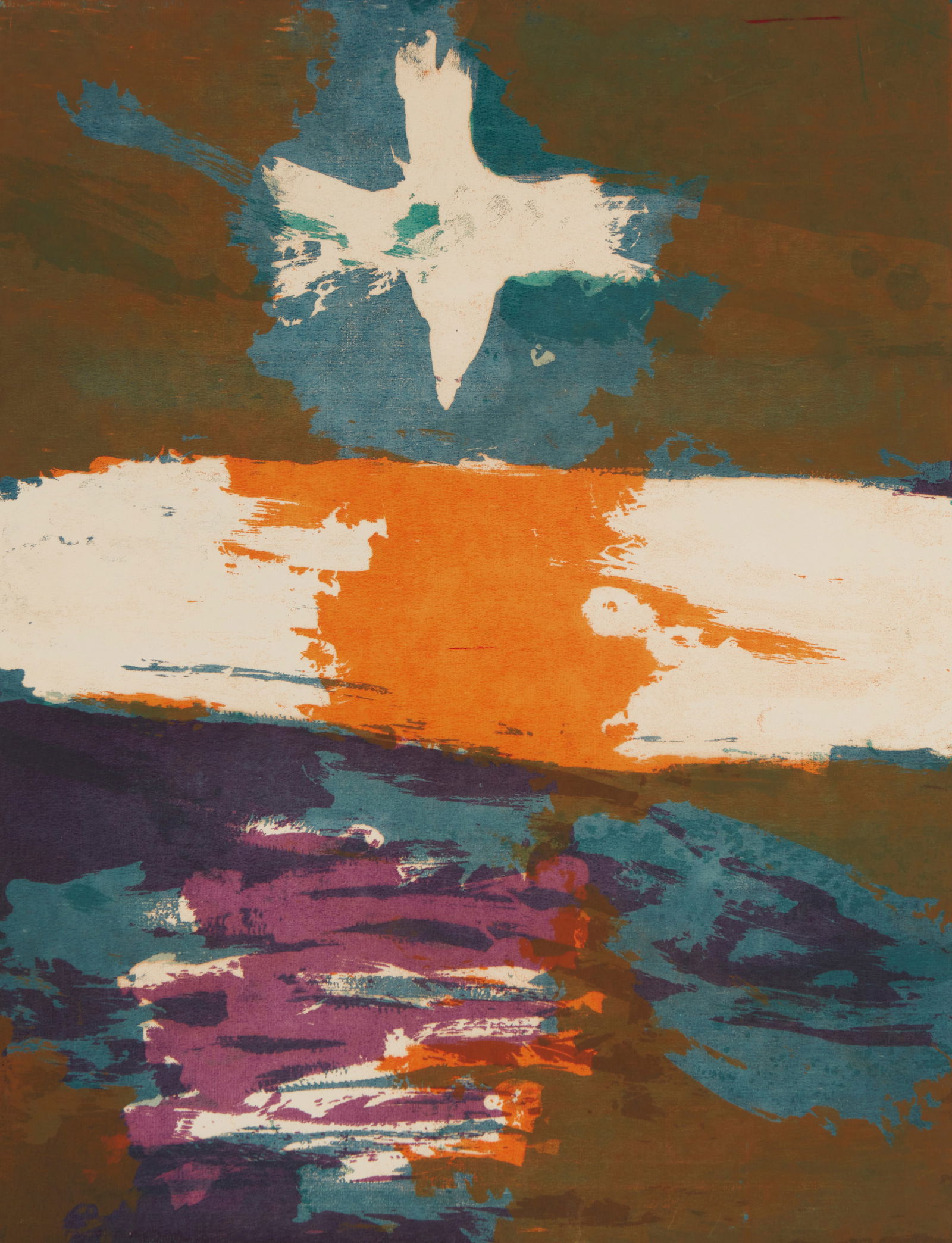 Corita (Sister Mary) Kent (1918-1986), "Magpie in the Sky" (1 of 8)