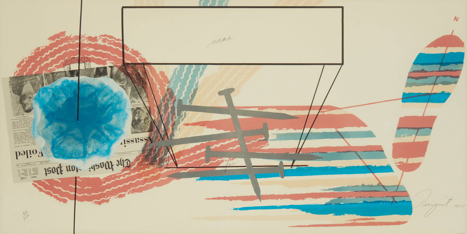 James Rosenquist (1933-2017), "Near, Far," 1975 (1 of 8)