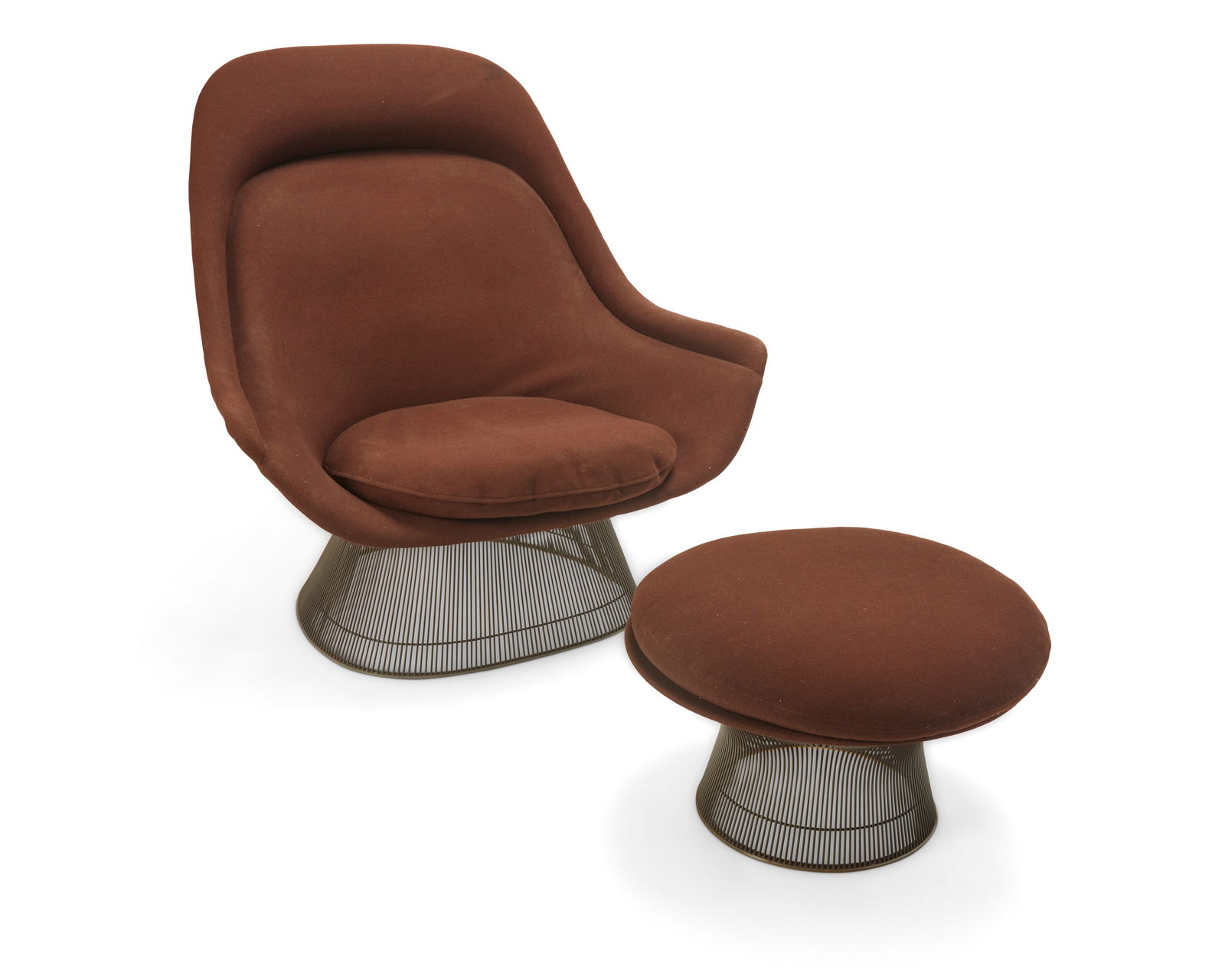 Warren Platner (1919-2006), An "Easy Chair" and ottoman for Knoll, 1981 (1 of 13)