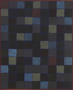 Harold Waldrum (1934-2003), Quilt pattern: Harold Waldrum (1934-2003) Quilt pattern Acrylic on paper Signed lower right: H Waldrum 18" H x 22" W