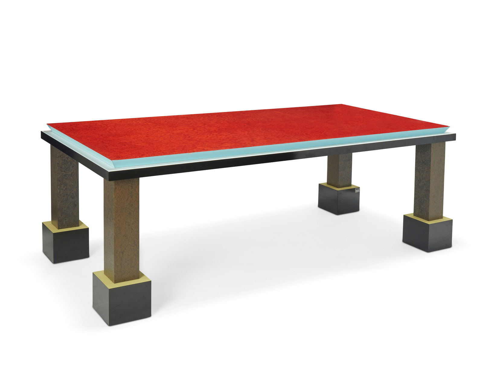 Ettore Sottsass (1917-2007), A "Palm Springs" dining table for Memphis Milano, 1984; Milan, Italy (1 of 10)