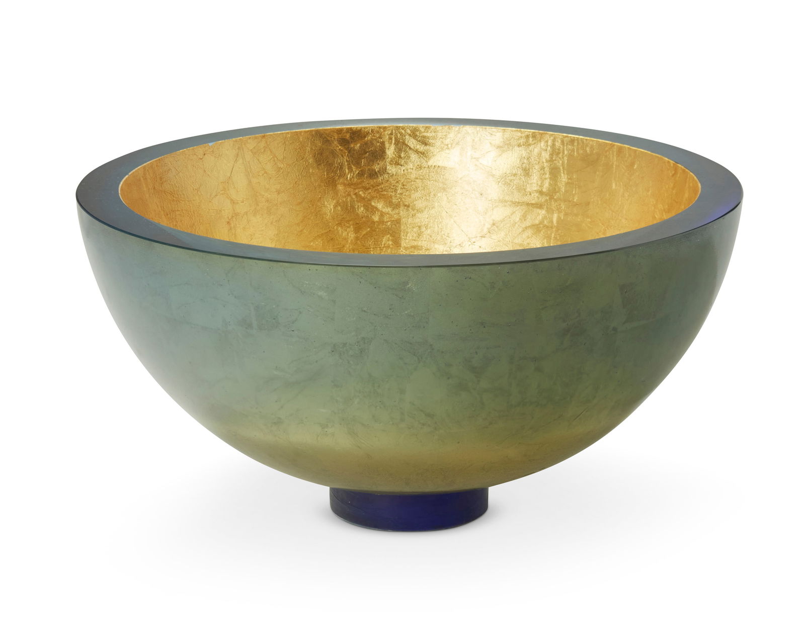 John Conard Lewis (b. 1942), A spun art glass bowl, early 21st century (1 of 5)