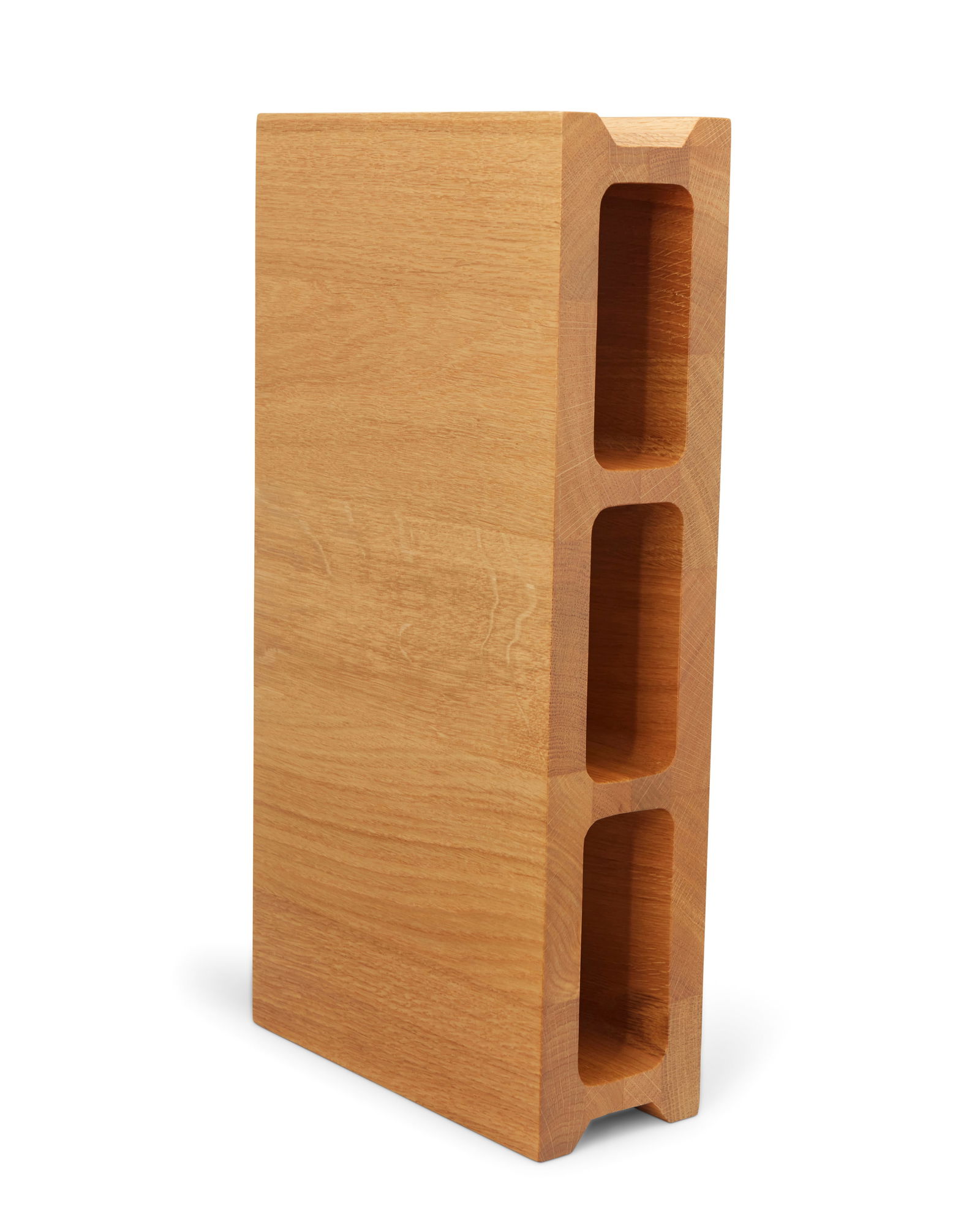 Arik Levy (b. 1963), Parpaing wood sculpture, 2011: Arik Levy(b. 1963)Parpaing wood sculpture, 2011Oak woodImpressed signature and date: A. Levy / PP 201116.5" H x 8.375" W x 3.5" D Other Notes: Arik Levy is a renowned multidisciplinary