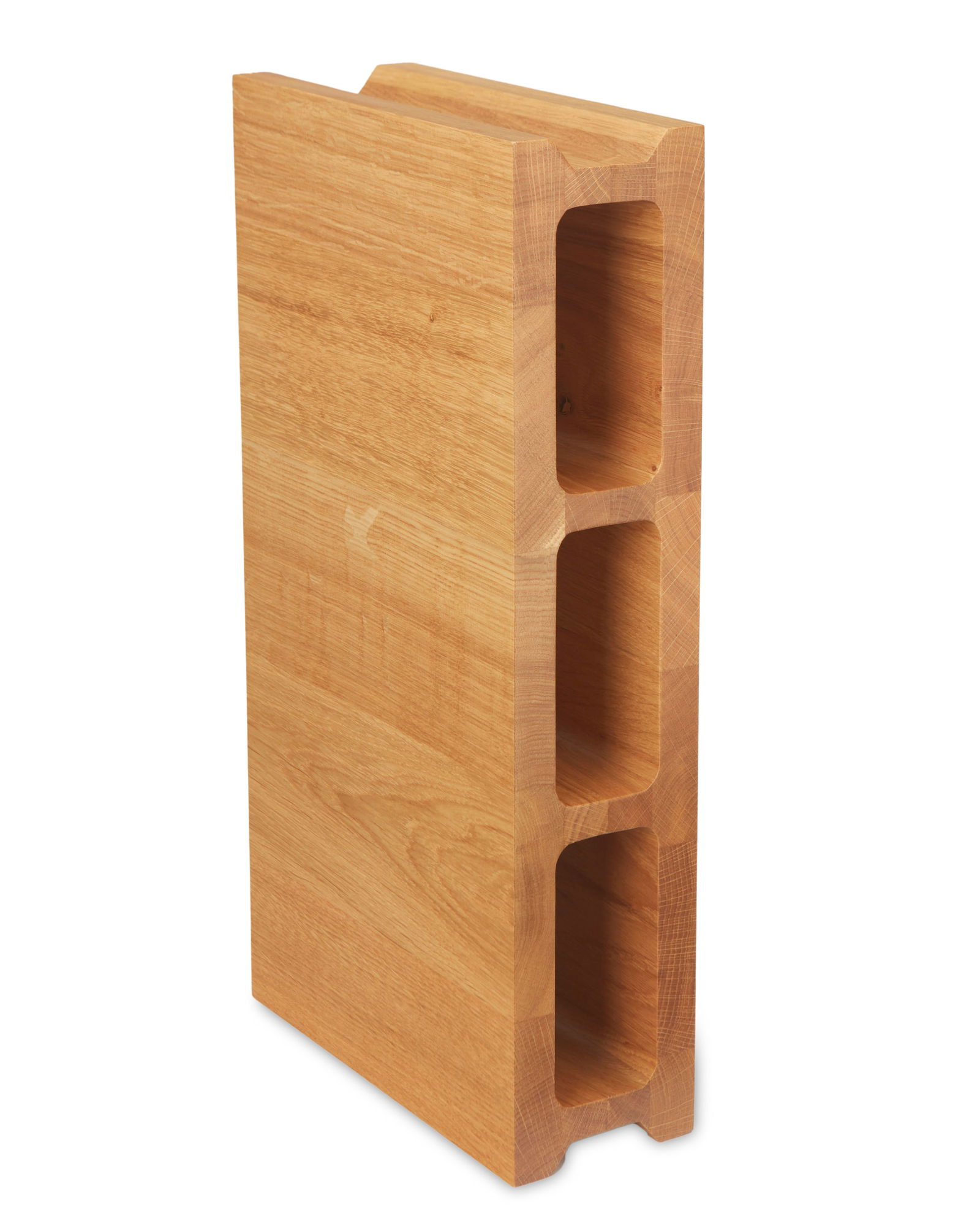 Arik Levy (b. 1963), Parpaing wood sculpture, 2011: Arik Levy(b. 1963)Parpaing wood sculpture, 2011Oak woodImpressed signature and date: A. Levy / PP 201116.5" H x 8.375" W x 3.5" D Other Notes: Arik Levy is a renowned multidisciplinary