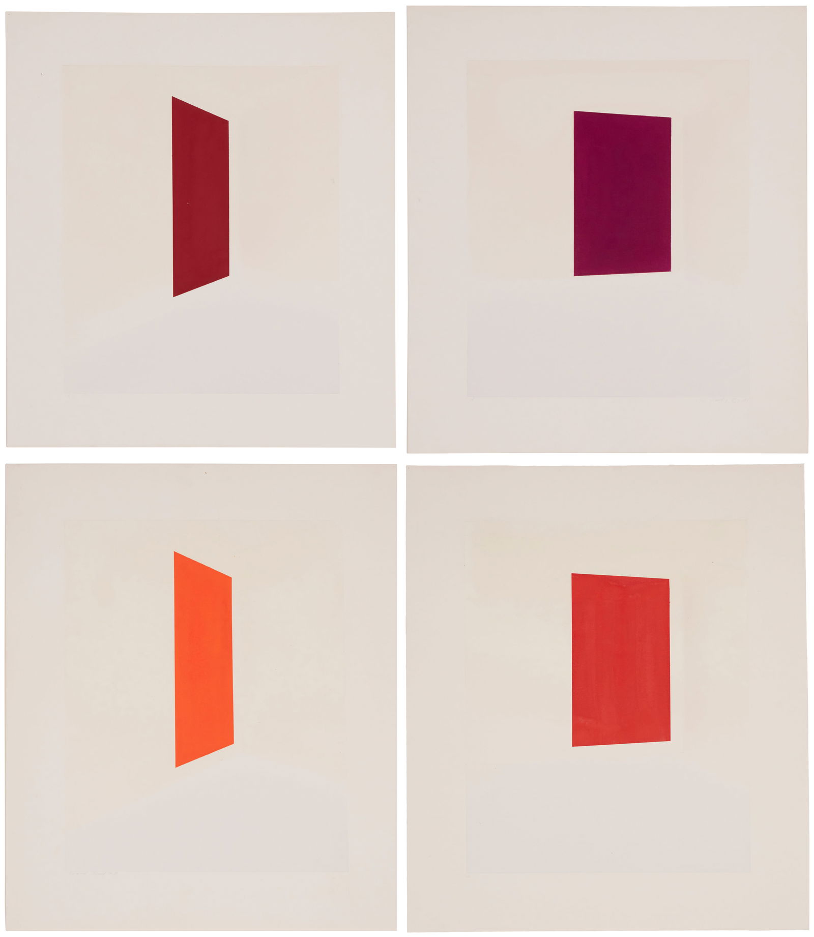Peter Lodato (b. 1946), Abstract compositions, 1981 (1 of 19)