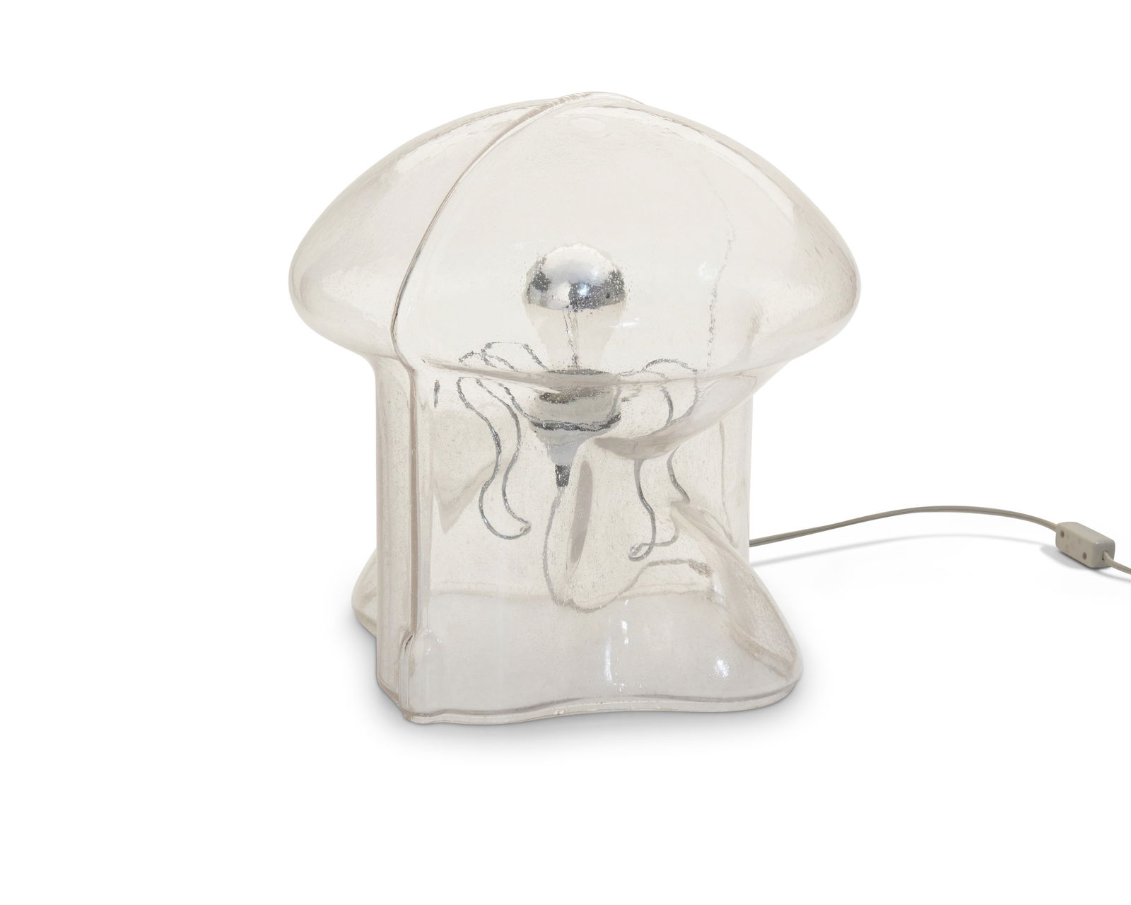 Umberto Riva (1928-1921), A "Medusa" table lamp for VeArt, circa 1970s; Murano, Italy (1 of 5)