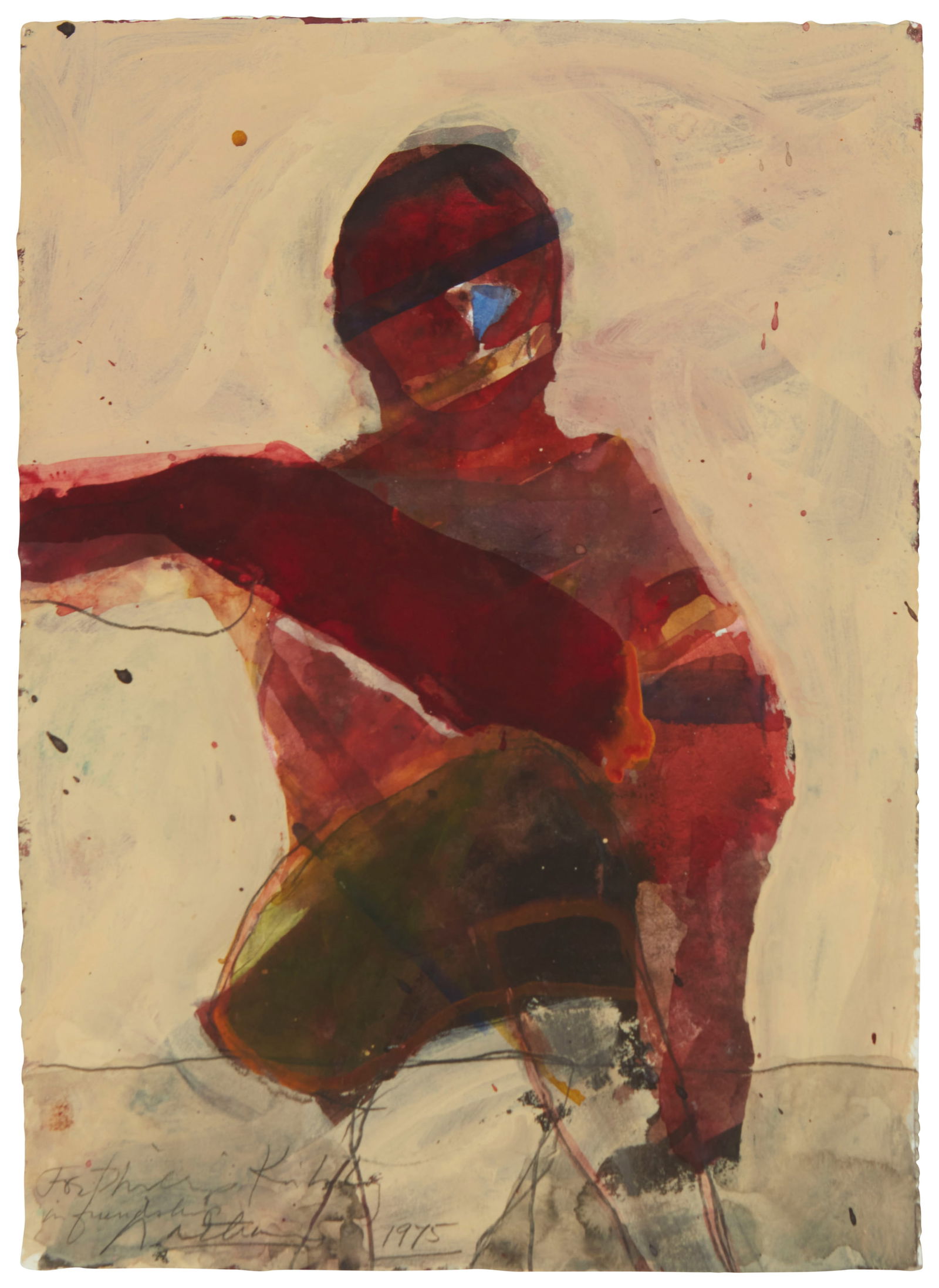 Nathan Oliveira (1928-2010), Figural abstract, 1975 (1 of 5)