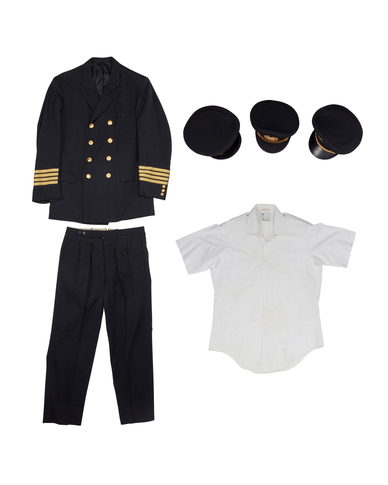 A Braniff International Pilot Captain's uniform ensemble (1 of 6)