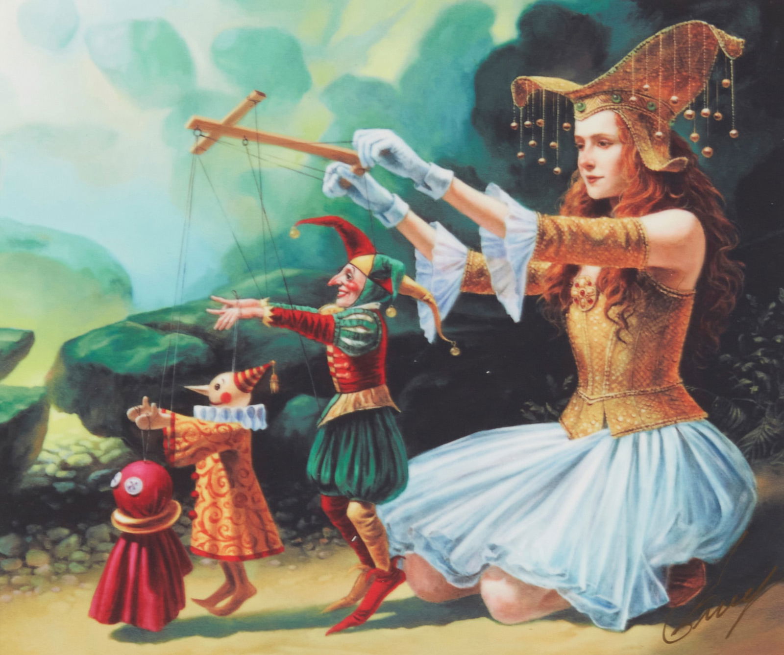 Michael Cheval (b. 1966), "Evolution III" (1 of 5)
