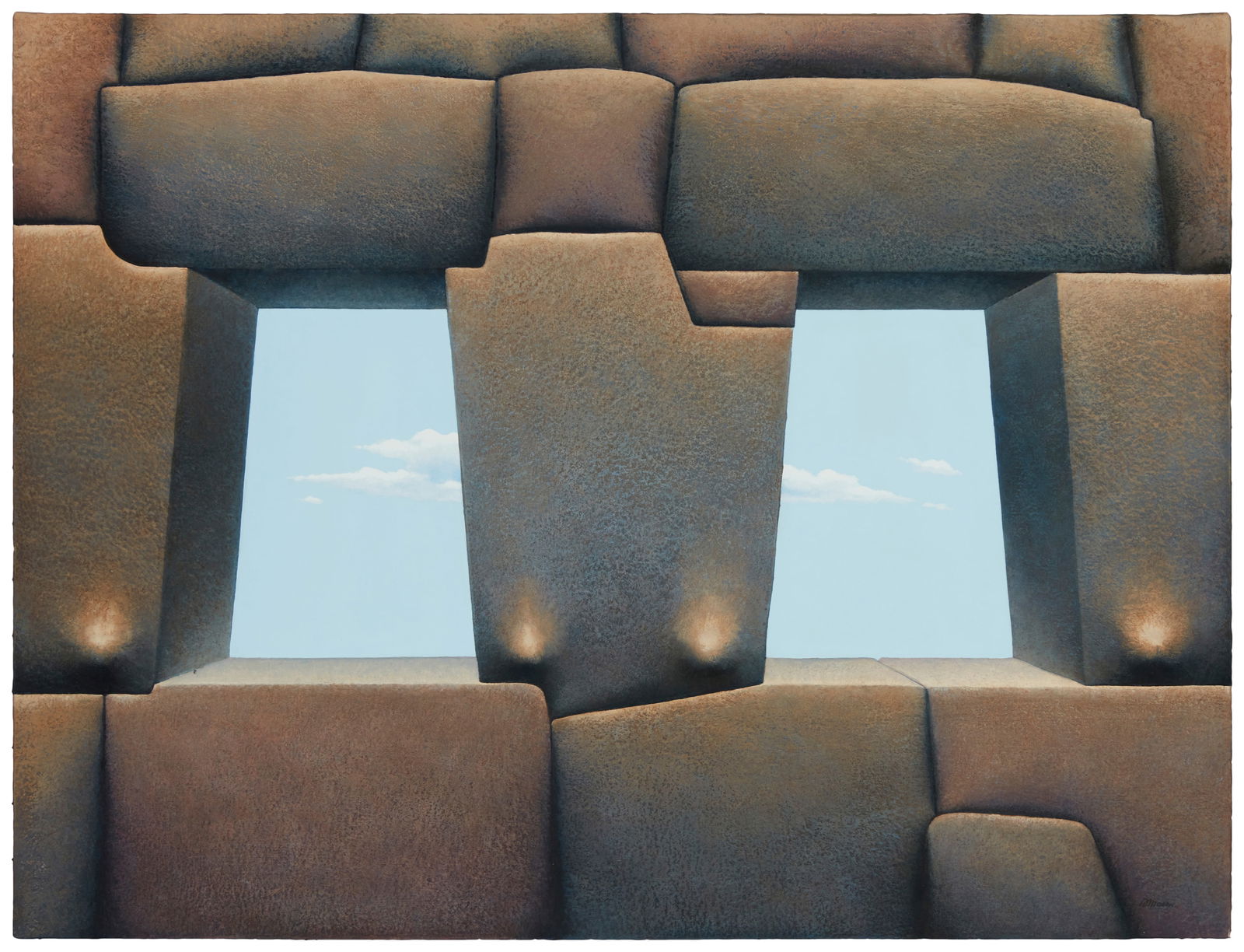 Dick Mason (1951-1993), "Double Window," 1986 (1 of 7)