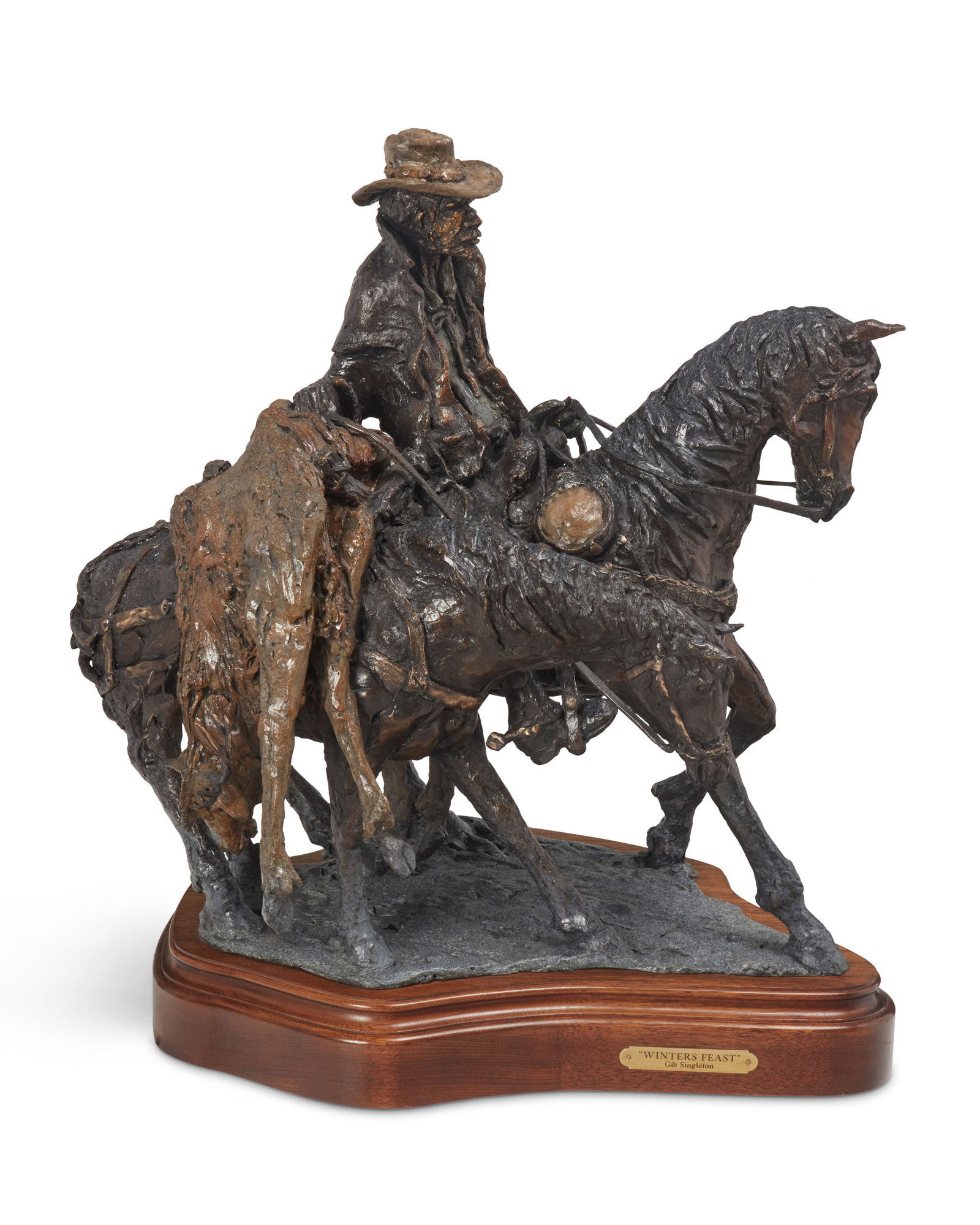 Gib Singleton (1935-2014), "Winter's Feast," cast 2009 (1 of 10)