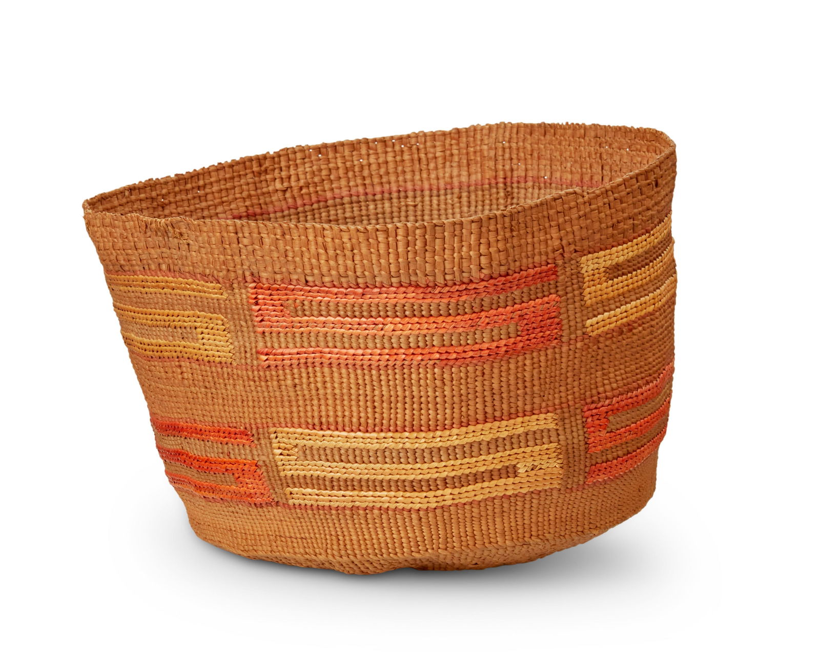 A Tlingit polychrome basket (1 of 4)
