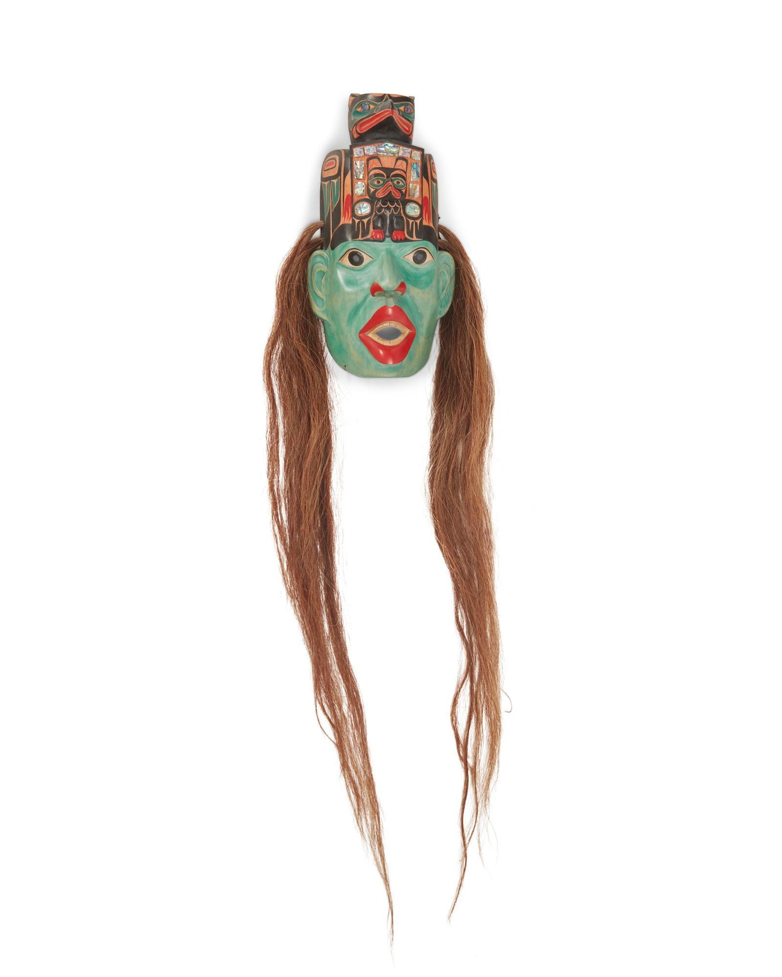 Randy Stiglitz (b. 1956, Coast Salish/Cree), Northwest Coast mask, 2003 (1 of 9)