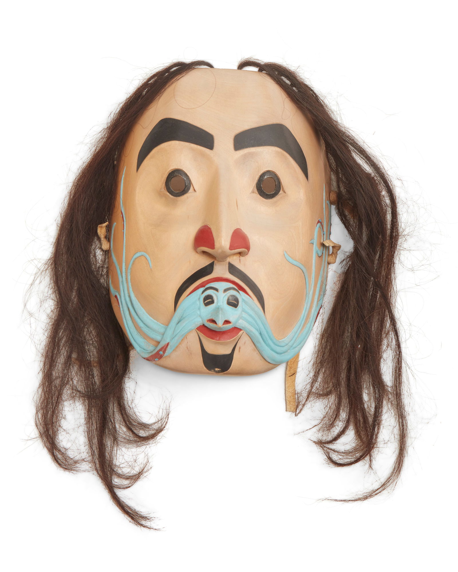 Glen Rabena (b. 1953, Adopted Haida), Northwest Coast mask, 1977 (1 of 8)