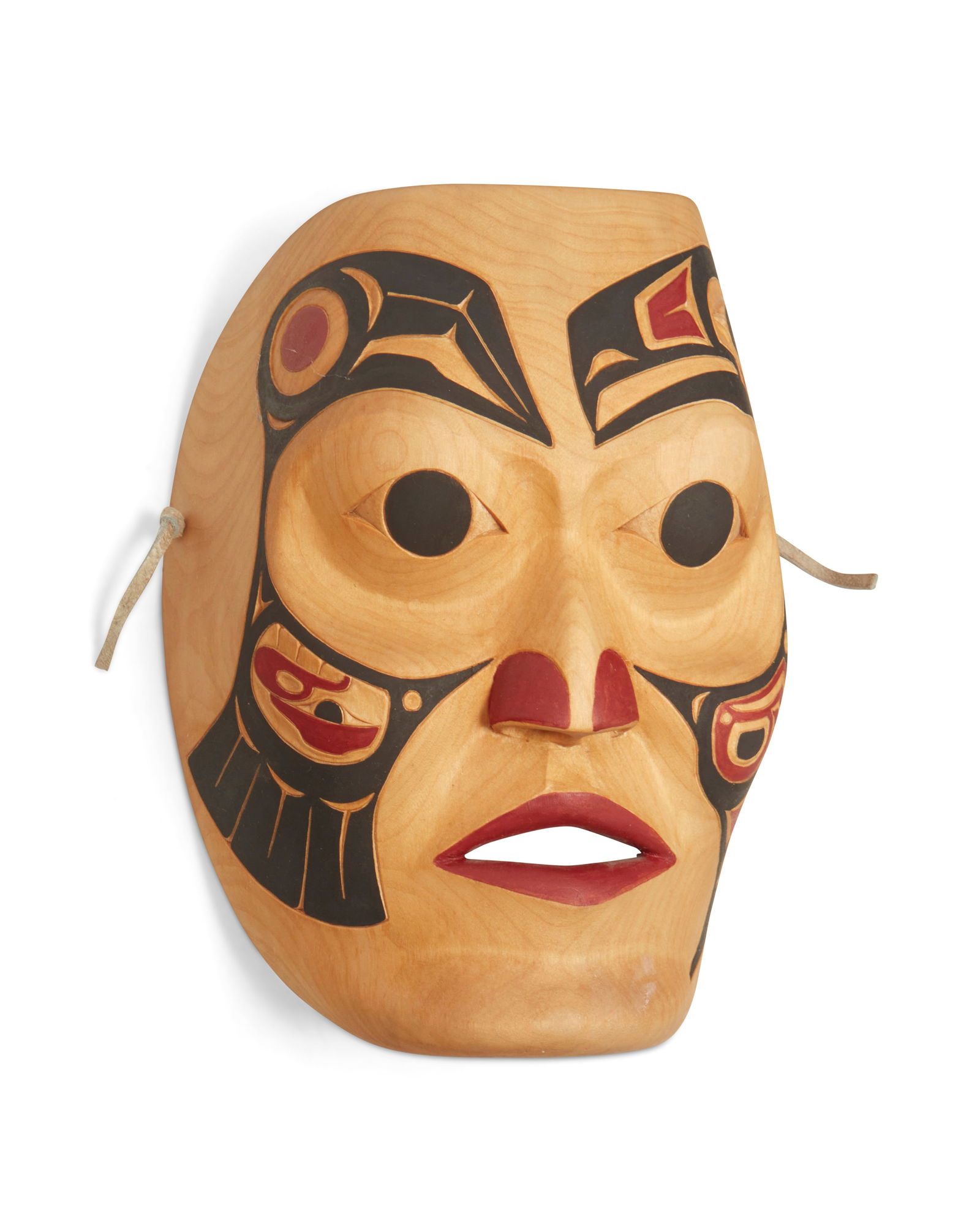 Alver Tait (b. 1943, Nisga'a), Northwest Coast mask, 1986 (1 of 6)