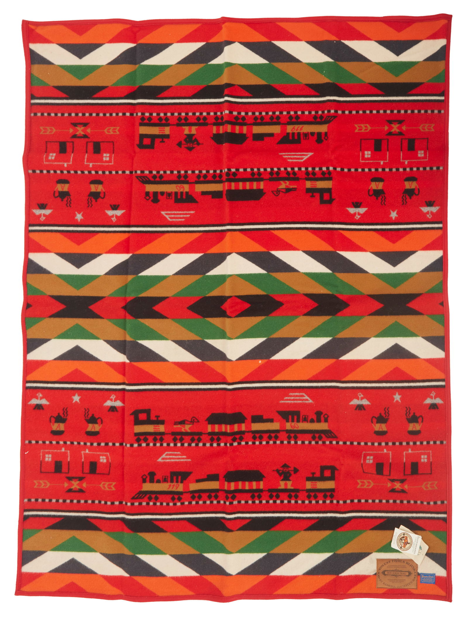 A Pendleton "Iron Horse Trail" blanket (1 of 5)