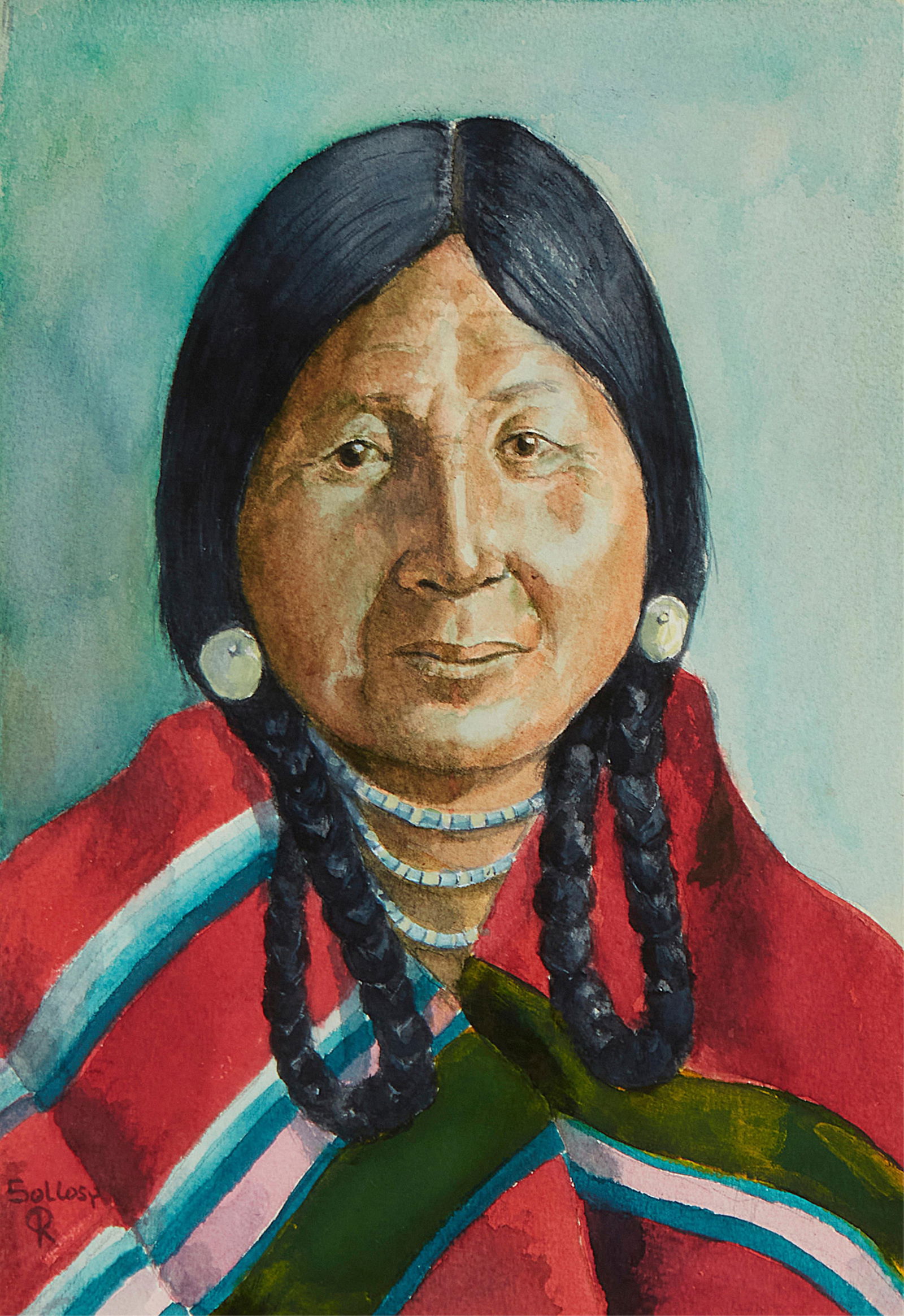 Paul Sollosy (1911-2012), Portrait of a woman (1 of 5)