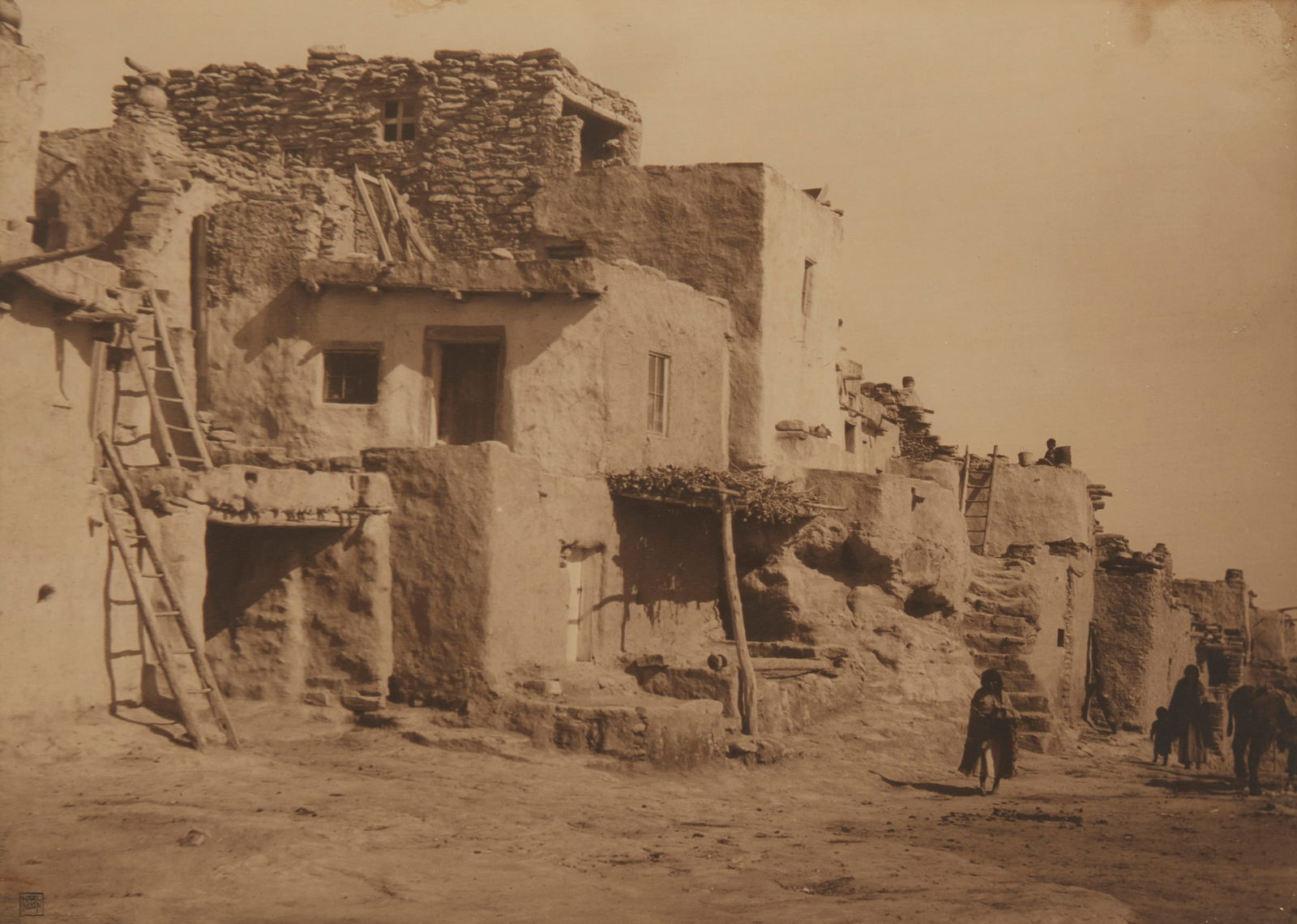 Karl Moon (1879-1948), Hopi village (1 of 5)