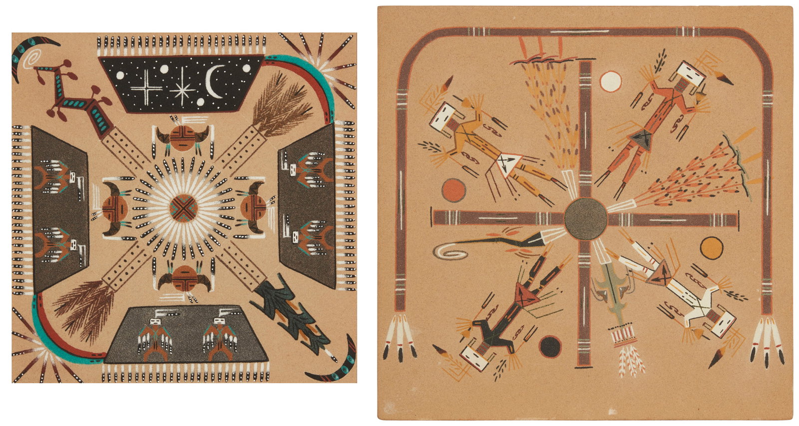 Two Navajo sand paintings (1 of 11)
