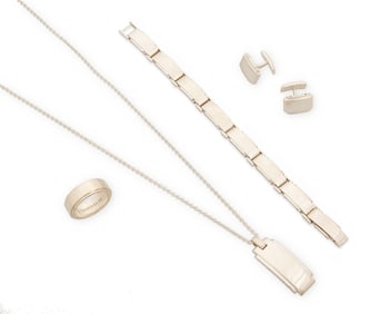 A set of Tiffany & Co. sterling silver jewelry