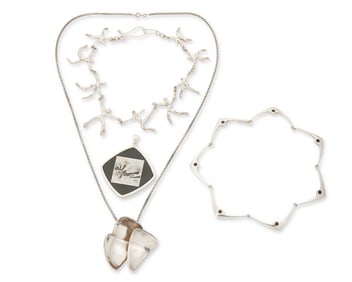 A group of modernist jewelry
