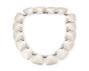 A Hector Aguilar Mexican silver necklace