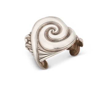 A Guglielmo Cini sterling silver cuff bracelet