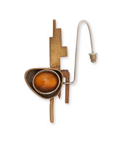 A Peter Macchiarini mixed metal brooch