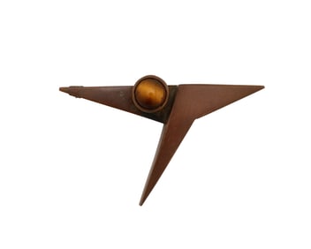 A Peter Macchiarini mixed-metal brooch